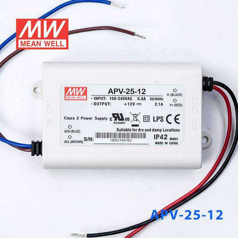 Mean Well APV-25-12 Power Supply 25W 12V 2.1A - PHOTO 2