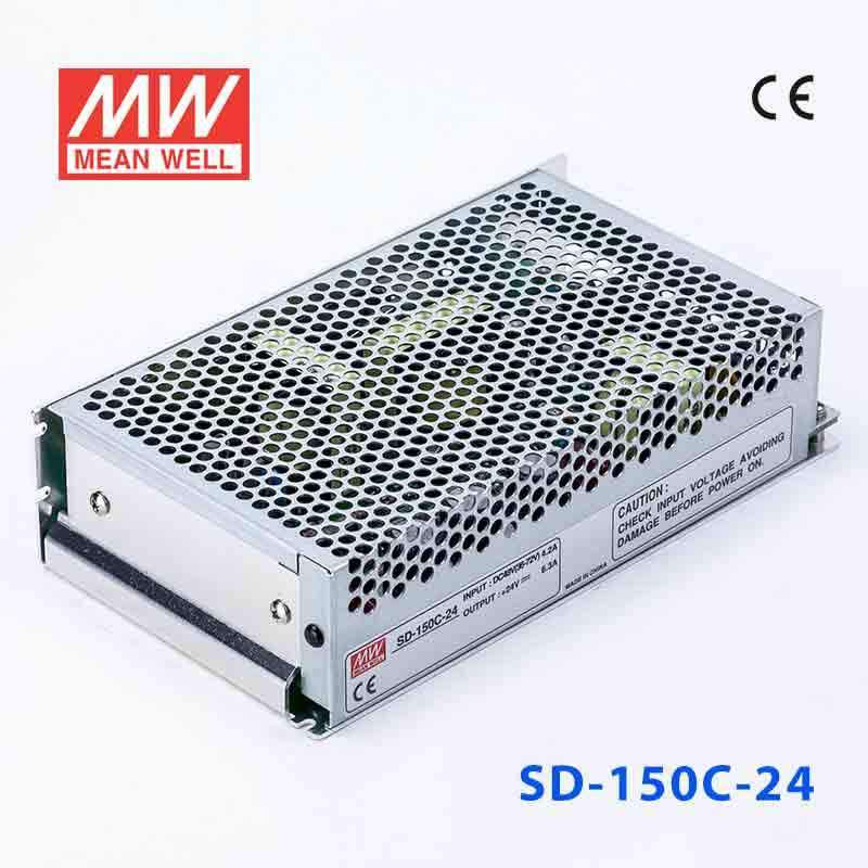 Mean Well SD-150C-24 DC-DC Converter - 150W - 36~72V in 24V out 6.5A