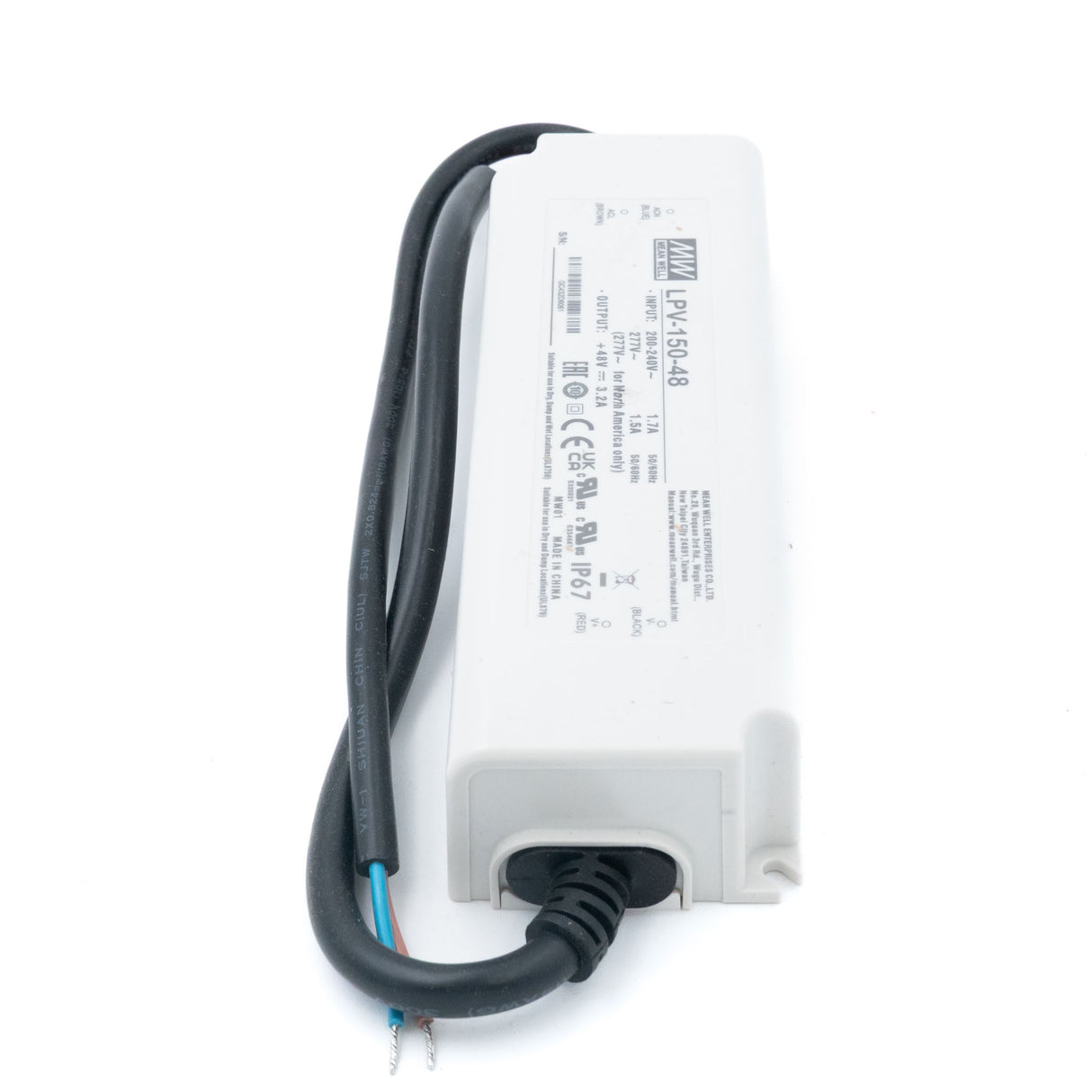 Mean Well LPV-150-48 LED Driver — 153.6W 48V 3.2A IP67 Waterproof - PHOTO 3