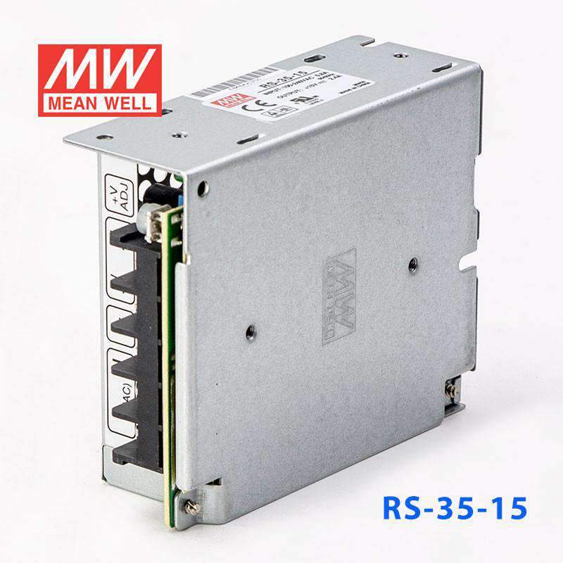 Mean Well RS-35-15 Power Supply 35W 15V 2.4A - PHOTO 1