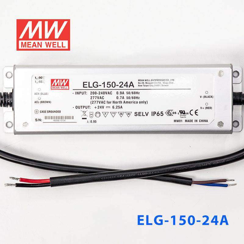 Mean Well ELG-150-24A Power Supply 150W 24V - Adjustable 6.25A - PHOTO 2