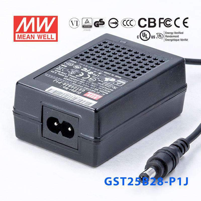 Mean Well GST25B28-P1JPower Supply 25W 28V 890mA