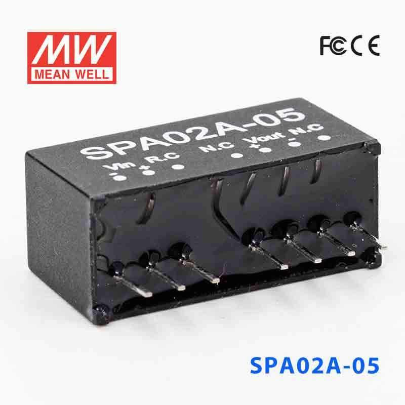 Mean Well SPA02A-05 DC-DC Converter - 2W - 9~18V in 5V out
