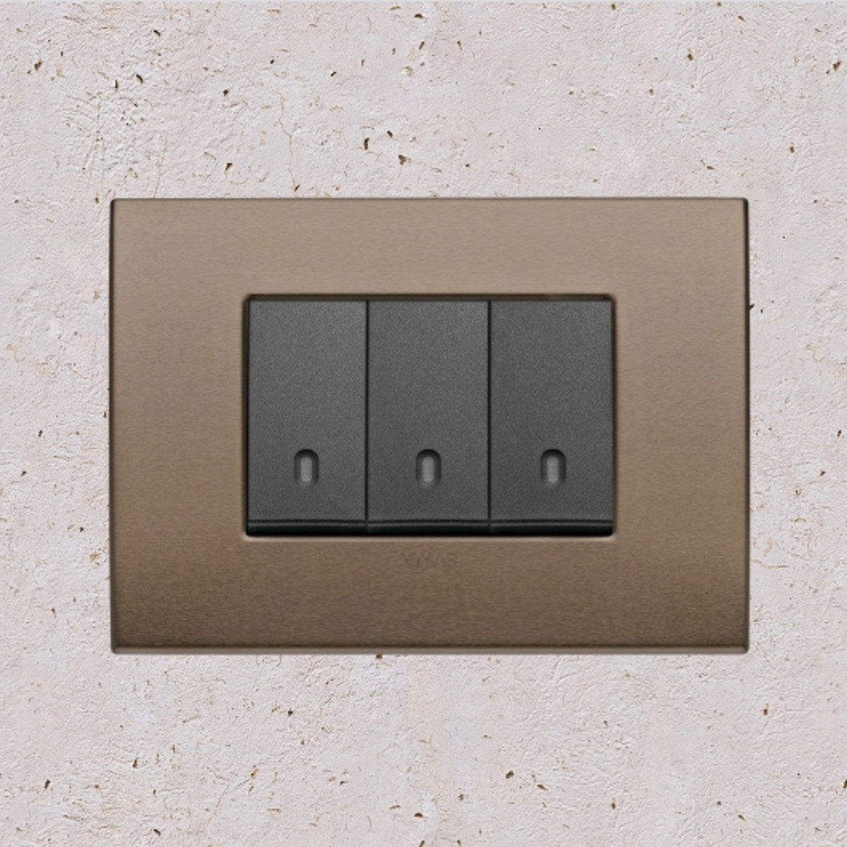 Vimar Arke Metal 3 Gang switch - Dark Bronze - 16A - PHOTO 14