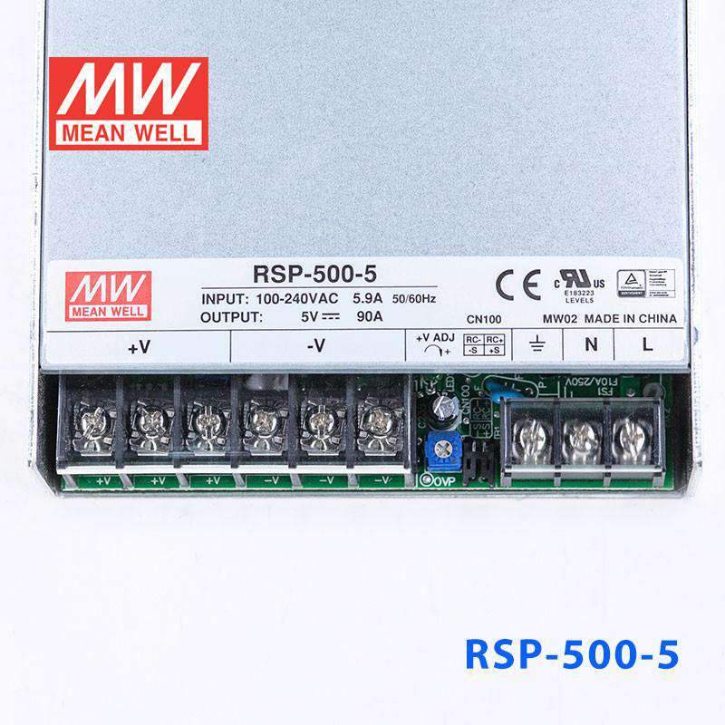 Mean Well RSP-500-5 Power Supply 450W 5V 90A - PHOTO 2
