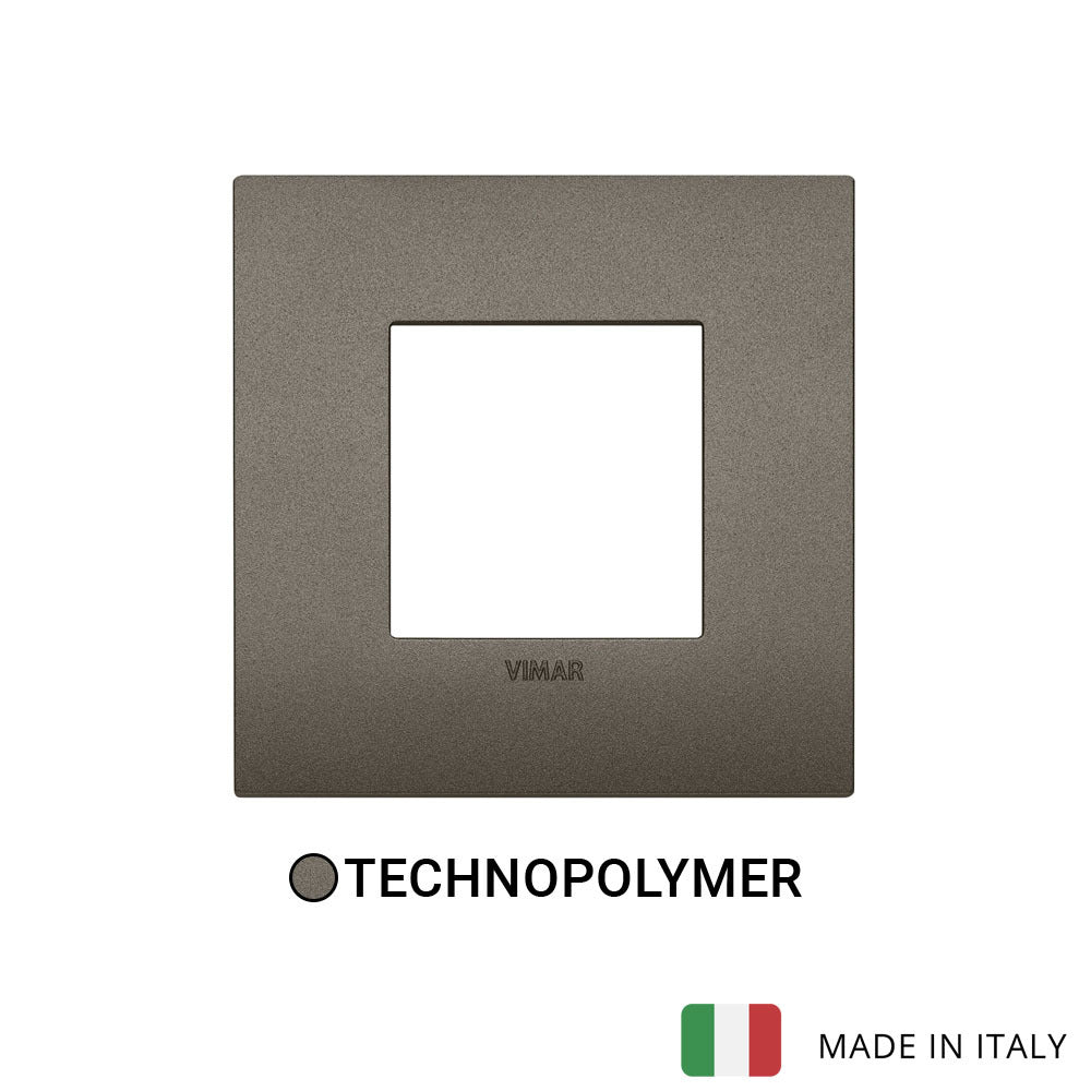 Vimar Arke Classic Plate 2M Technopolymer Metal - Square