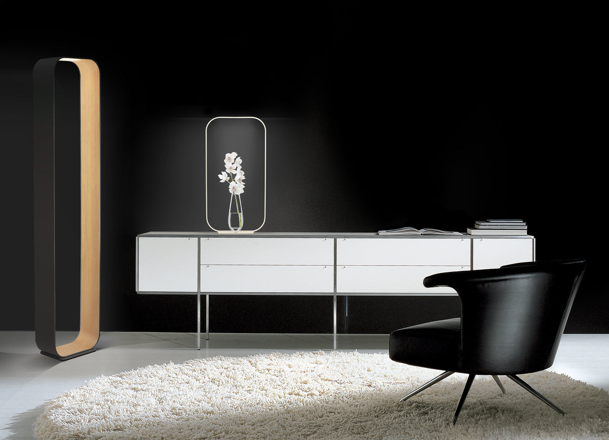 Pablo Table Contour Large Graphite/White Oak - PHOTO 6