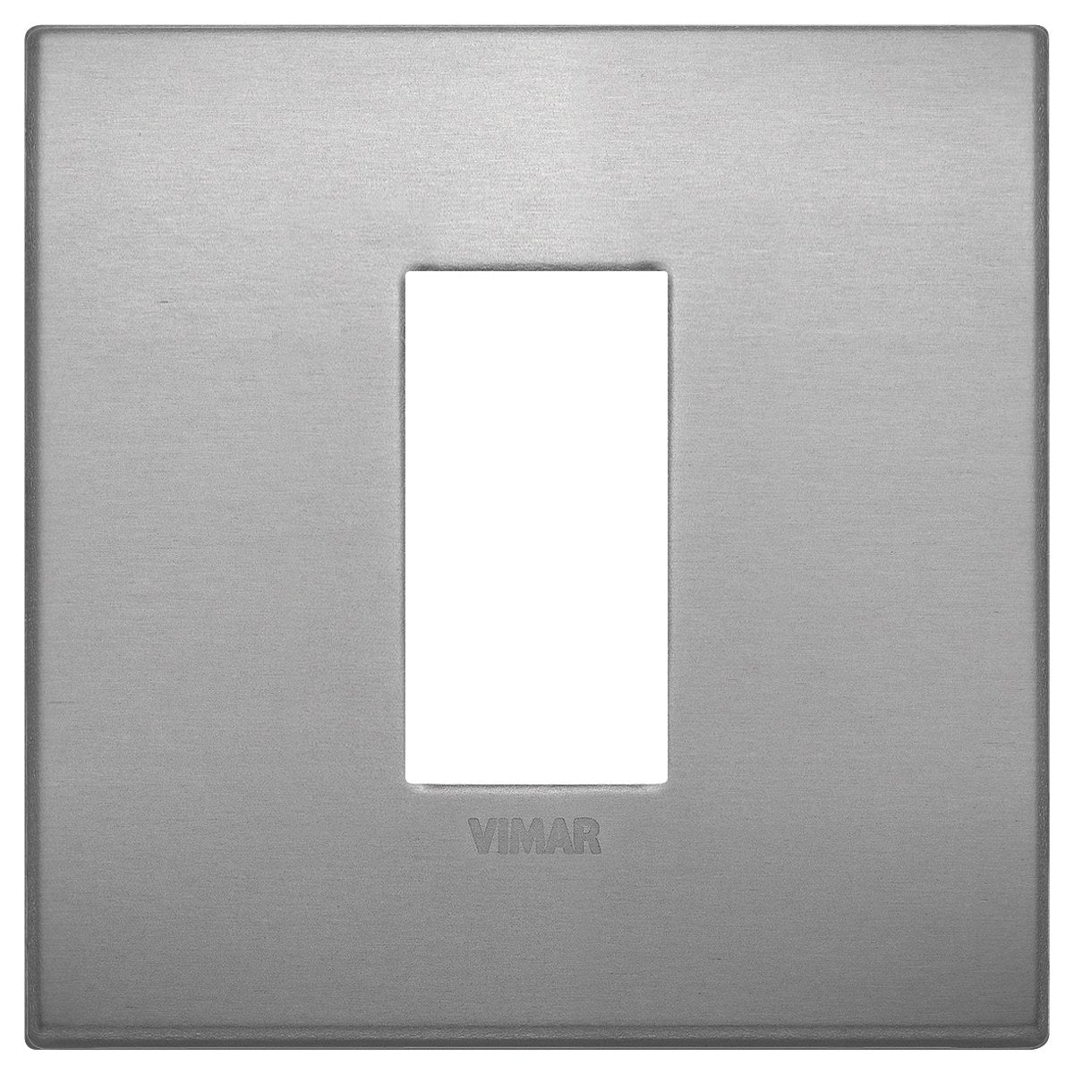 Vimar Arke Classic Plate 1M Aluminium Lava