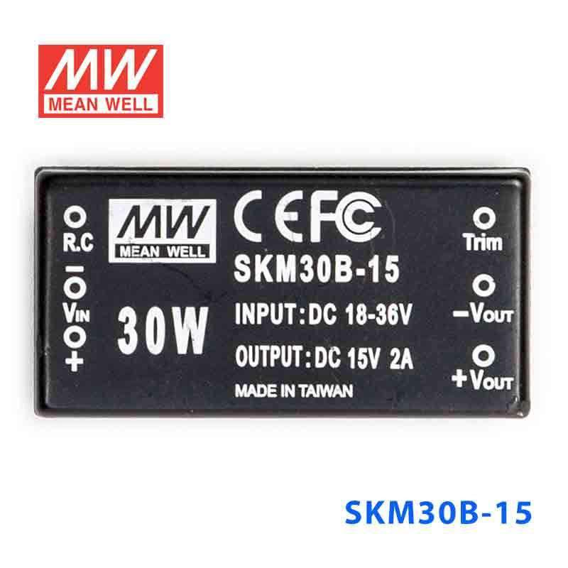 Mean Well SKM30B-15 DC-DC Converter - 30W - 18~36V in 15V out 2A - PHOTO 2