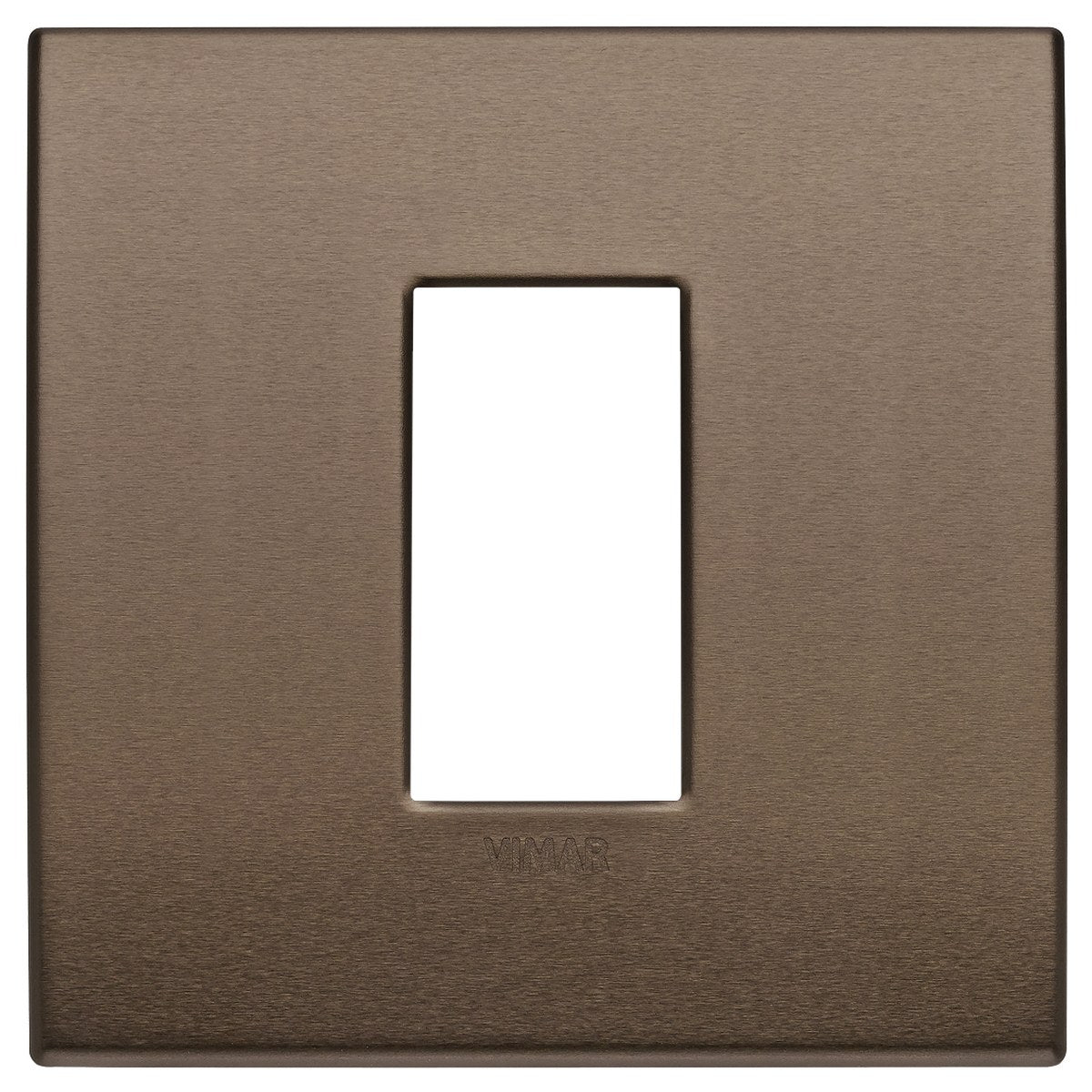 Vimar Arke Classic Plate 1M Aluminium Dark Bronze