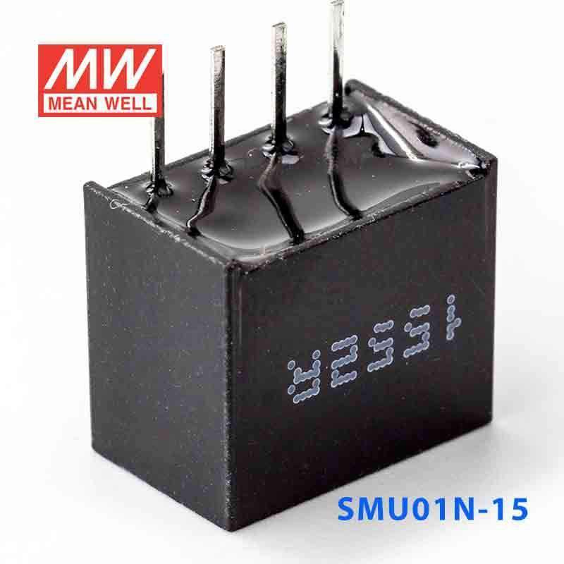 Mean Well SMU01N-15 DC-DC Converter - 1W - 21.6~26.4V in 15V out 67mA - PHOTO 4