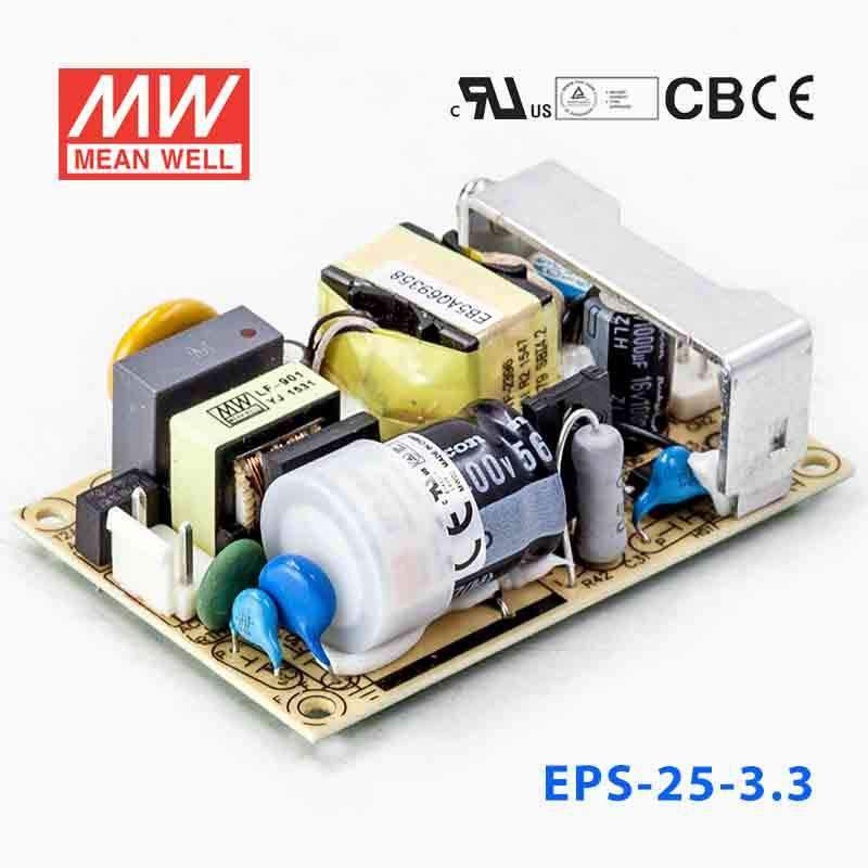 Mean Well EPS-25-3.3 Power Supply 16W 3.3V 5A