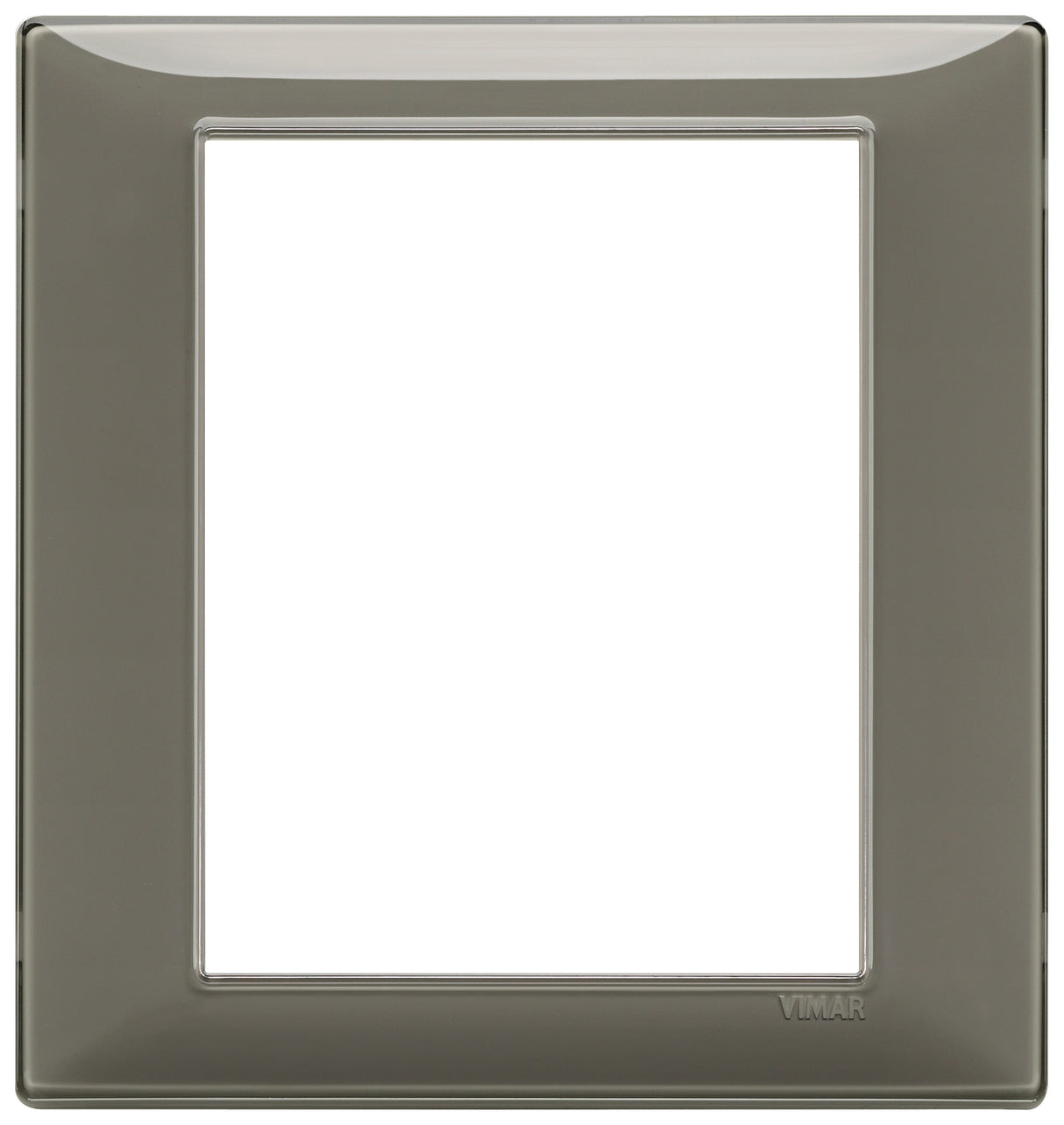 Vimar Plana Plate 8M Technopolymer Reflex Ash
