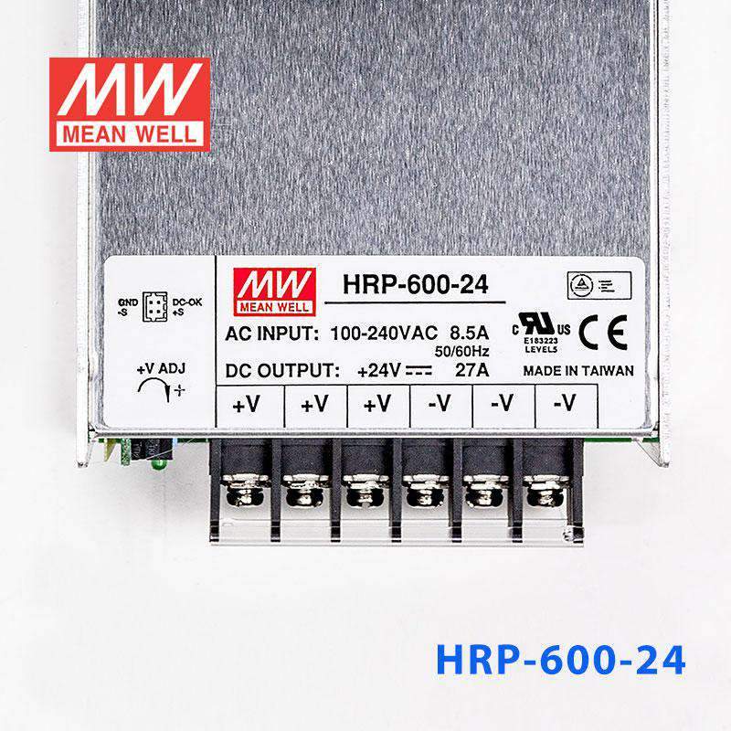 Mean Well HRP-600-24 Power Supply 648W 24V 27A - PHOTO 2