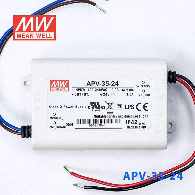Mean Well APV-35-24 Power Supply 36W 24V 1.5A - PHOTO 2