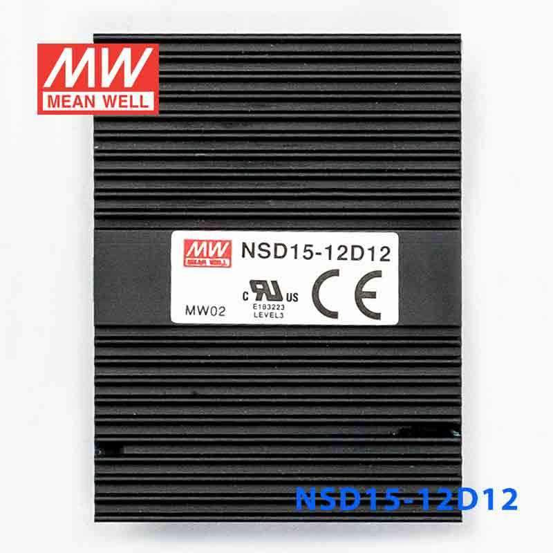 Mean Well NSD15-12D12 DC-DC Converter - 14.88W - 9.4~36V in ±12V out 620mA - PHOTO 2