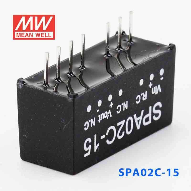 Mean Well SPA02C-15 DC-DC Converter - 2W - 36~72V in 15V out - PHOTO 3