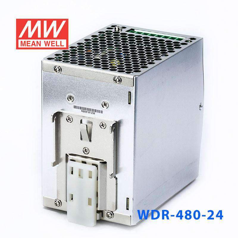 Mean Well WDR-480-24 Single Output Industrial Power Supply 480W 24V 20A - DIN Rail - PHOTO 3