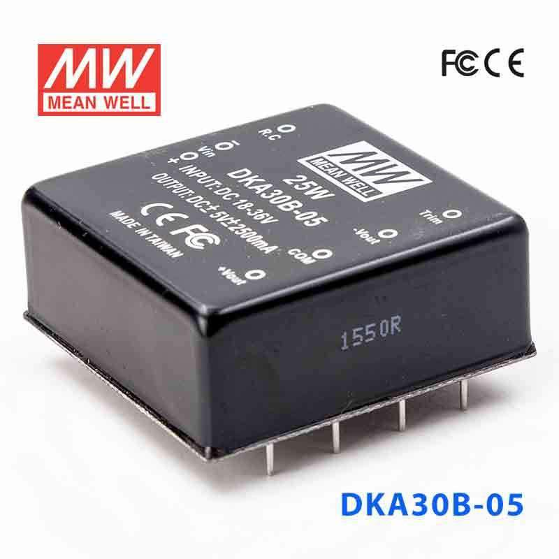 Mean Well DKA30B-05 DC-DC Converter - 25W - 18~36V in ±5V out 2.5A
