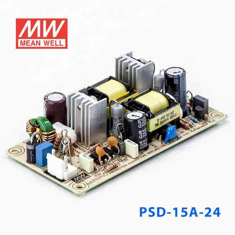 Mean Well PSD-15A-24 DC-DC Converter - 14.4W - 9.2~18V in 24V out 666mA - PHOTO 1