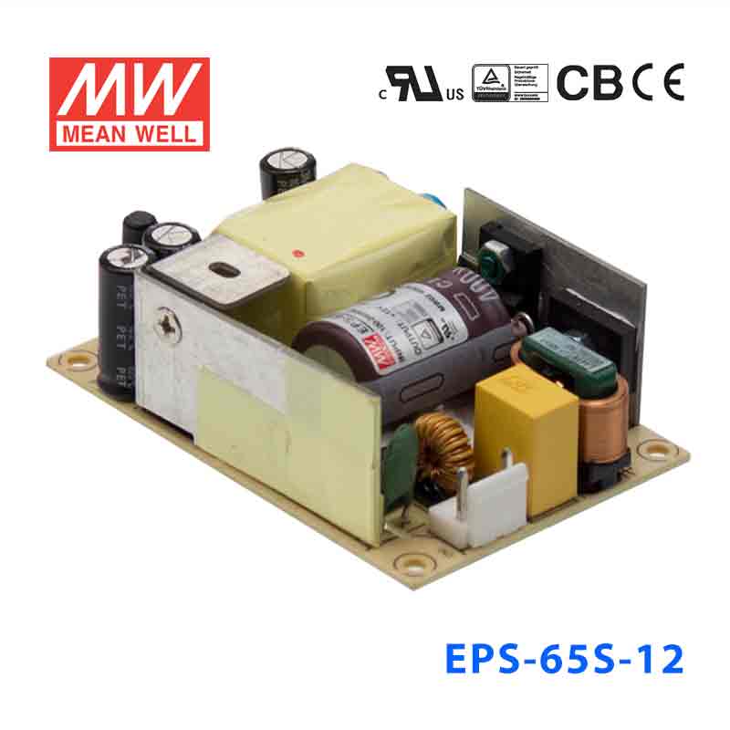 Mean Well EPS-65S-12 Power Supply 65W 12V 5.42A