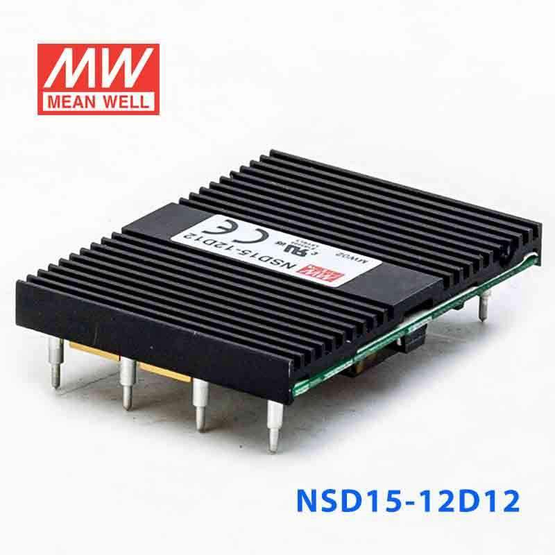 Mean Well NSD15-12D12 DC-DC Converter - 14.88W - 9.4~36V in ±12V out 620mA - PHOTO 1