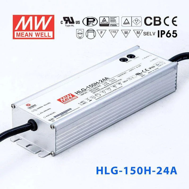 Mean Well HLG-150H-24A Power Supply 150W 24V - Adjustable 6.3A