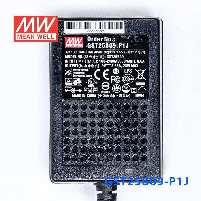 Mean Well GST25B09-P1J Power Supply 23W 9V 2.55A - PHOTO 2