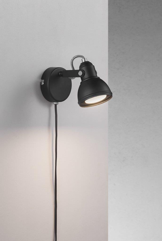 Nordlux Wall Aslak Black - PHOTO 2