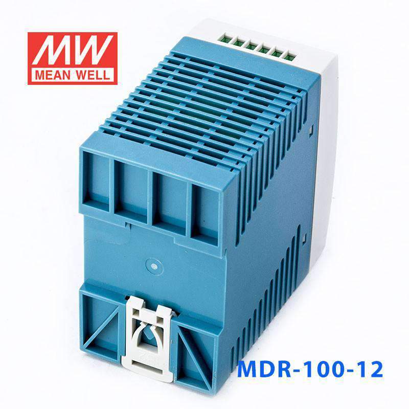 Mean Well MDR-100-12 Single Output Industrial Power Supply 100W 12V 7.5A - DIN Rail - PHOTO 3