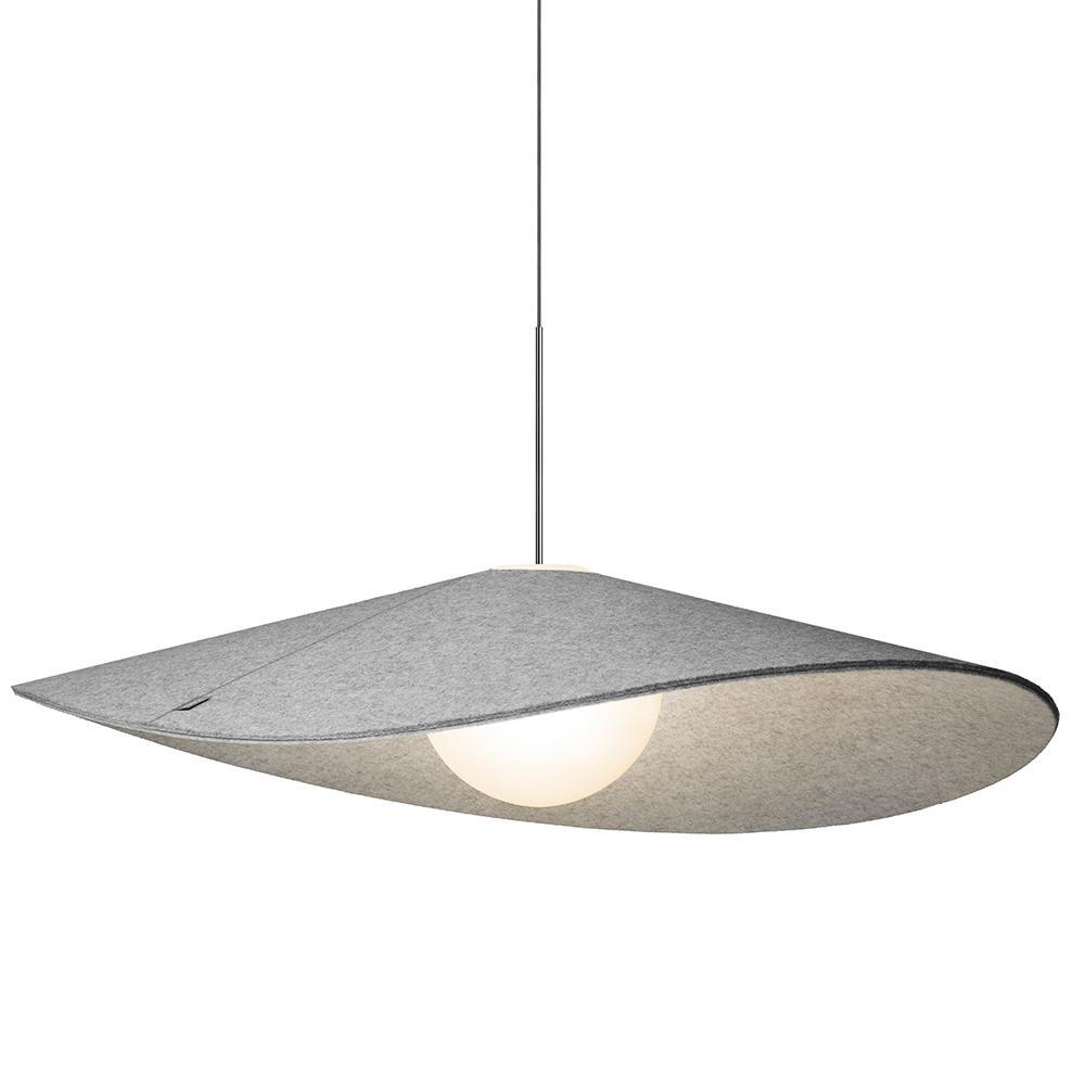 Pablo Pendant Bola Felt 52" Pebble/Grey - PHOTO 1