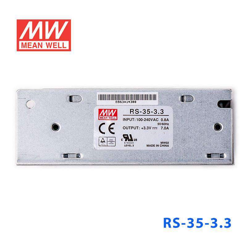 Mean Well RS-35-3.3 Power Supply 35W 3.3V 7A - PHOTO 2