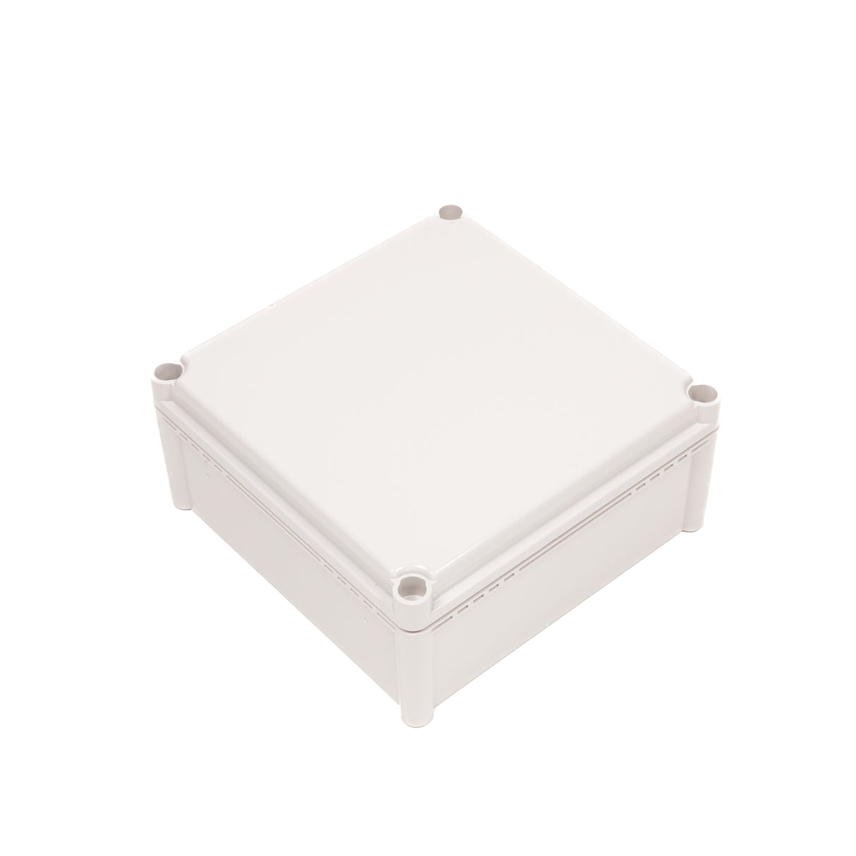 Boxco S-Series 280x280x130mm Plastic Enclosure, IP67, IK08, ABS, Grey Cover, Screw Type - PHOTO 1
