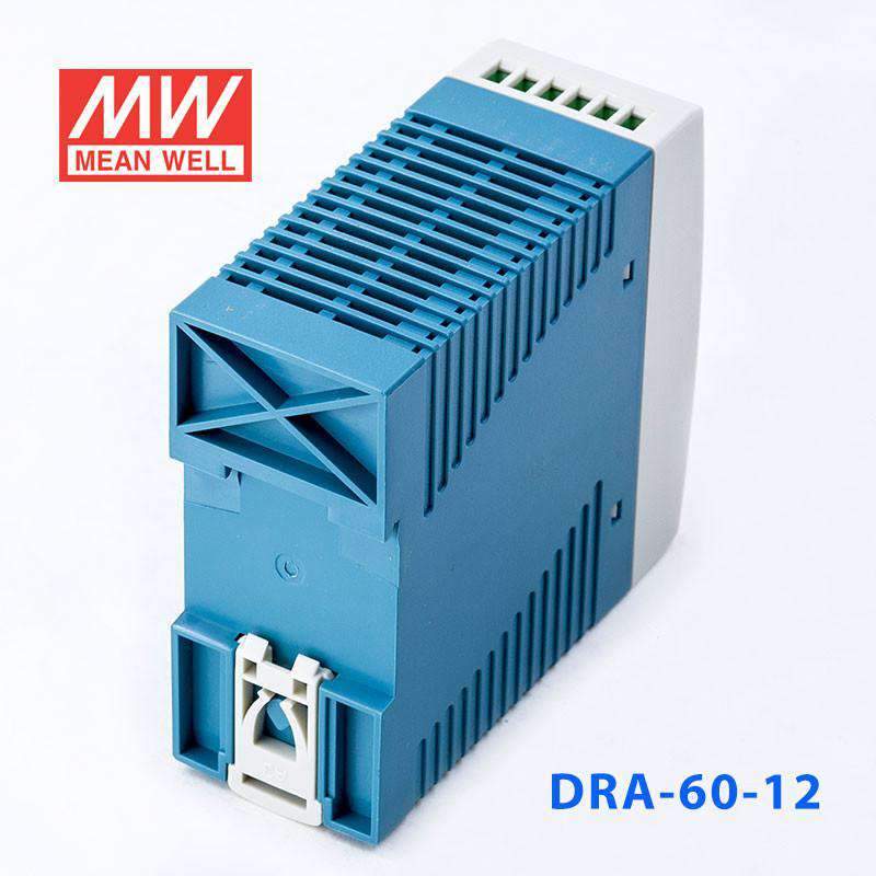 Mean Well DRA-60-12 Single Output Switching Power Supply 60W 12V - DIN Rail - PHOTO 3