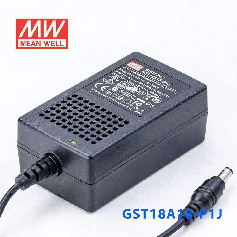 Mean Well GST18A18-P1J Power Supply 18W 18V 1A - PHOTO 1