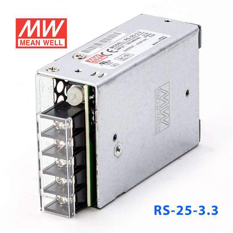 Mean Well RS-25-3.3 Power Supply 25W 3.3V 6A - PHOTO 1