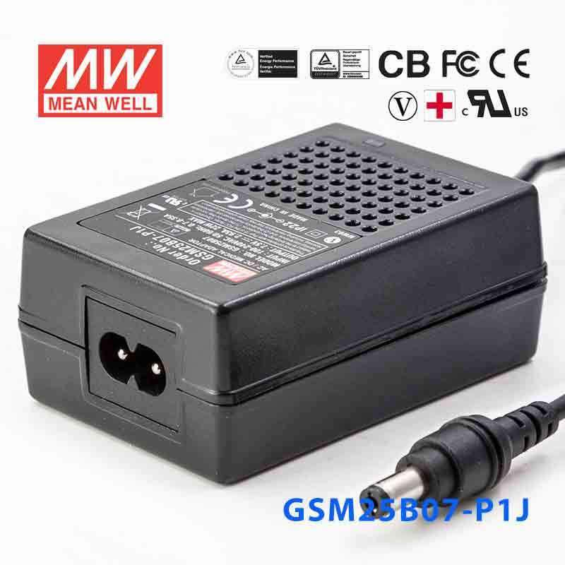 Mean Well GSM25B07-P1J Power Supply 22W 7.5V 2.93A