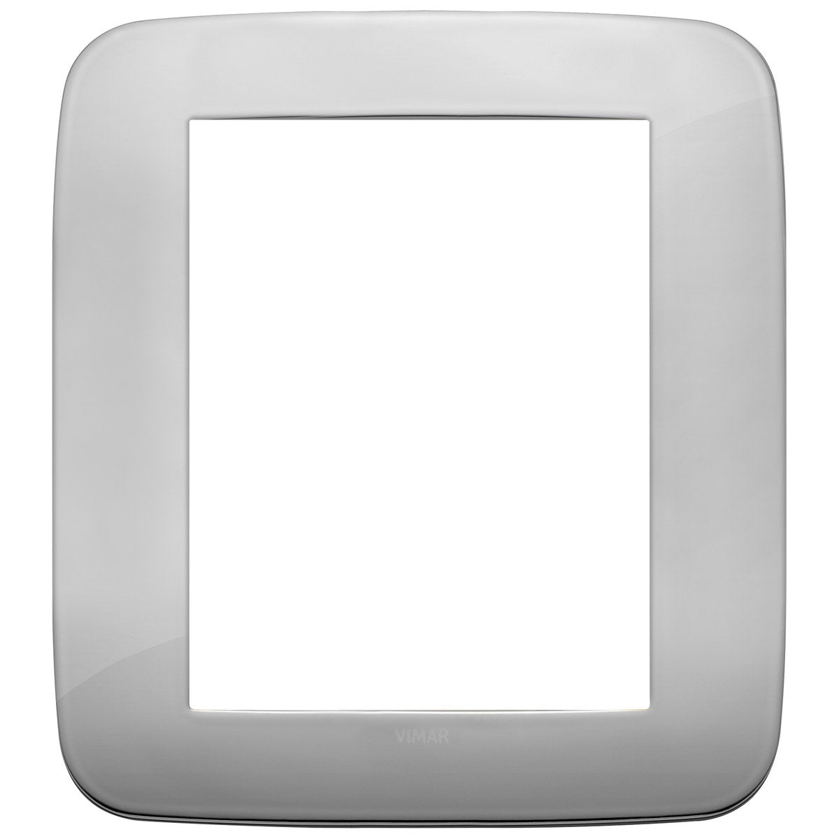 Vimar Arke Round Plate 8M Metal Chrome