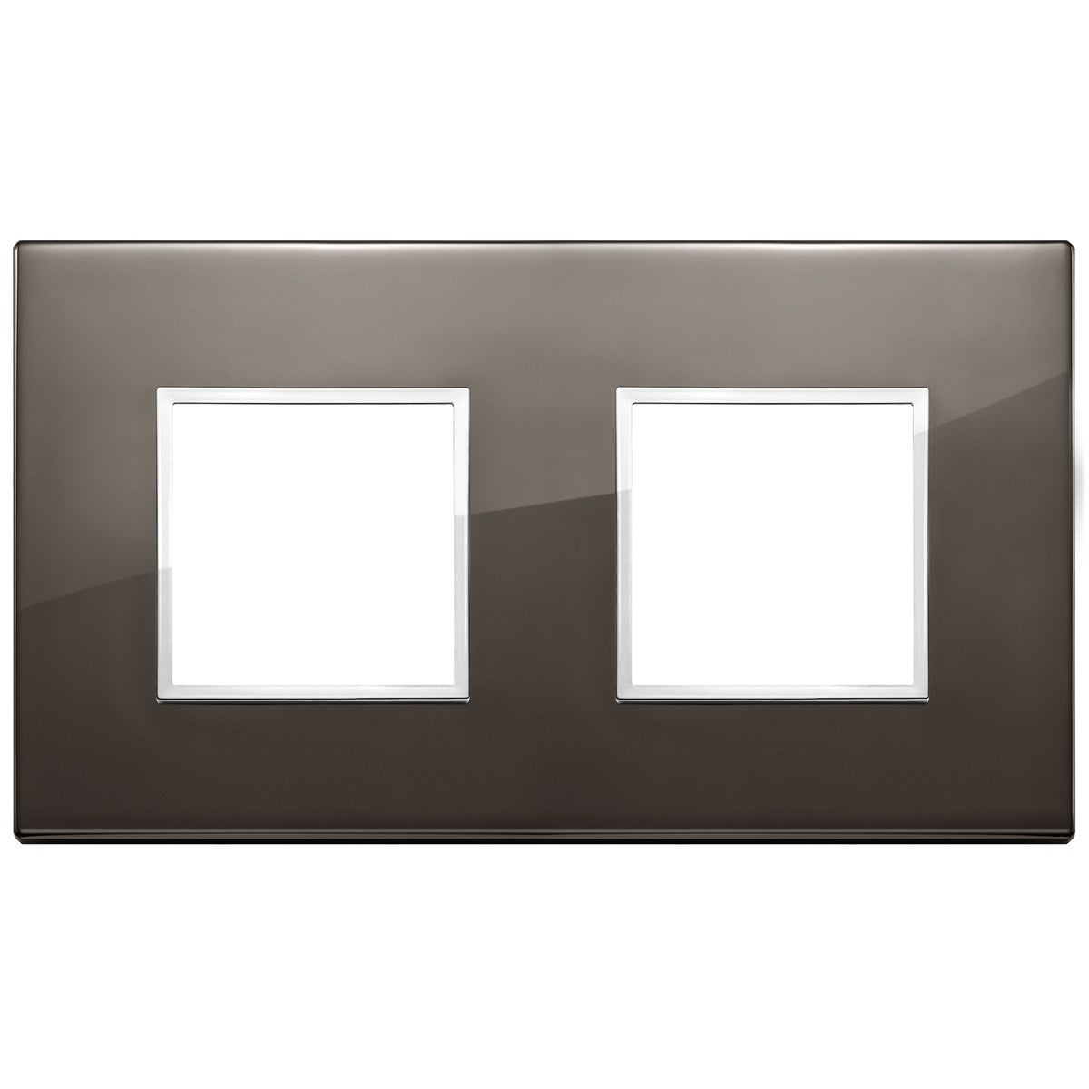 Vimar Eikon Evo Plate 4M (2+2) 71MM Aluminium Black Sapphire