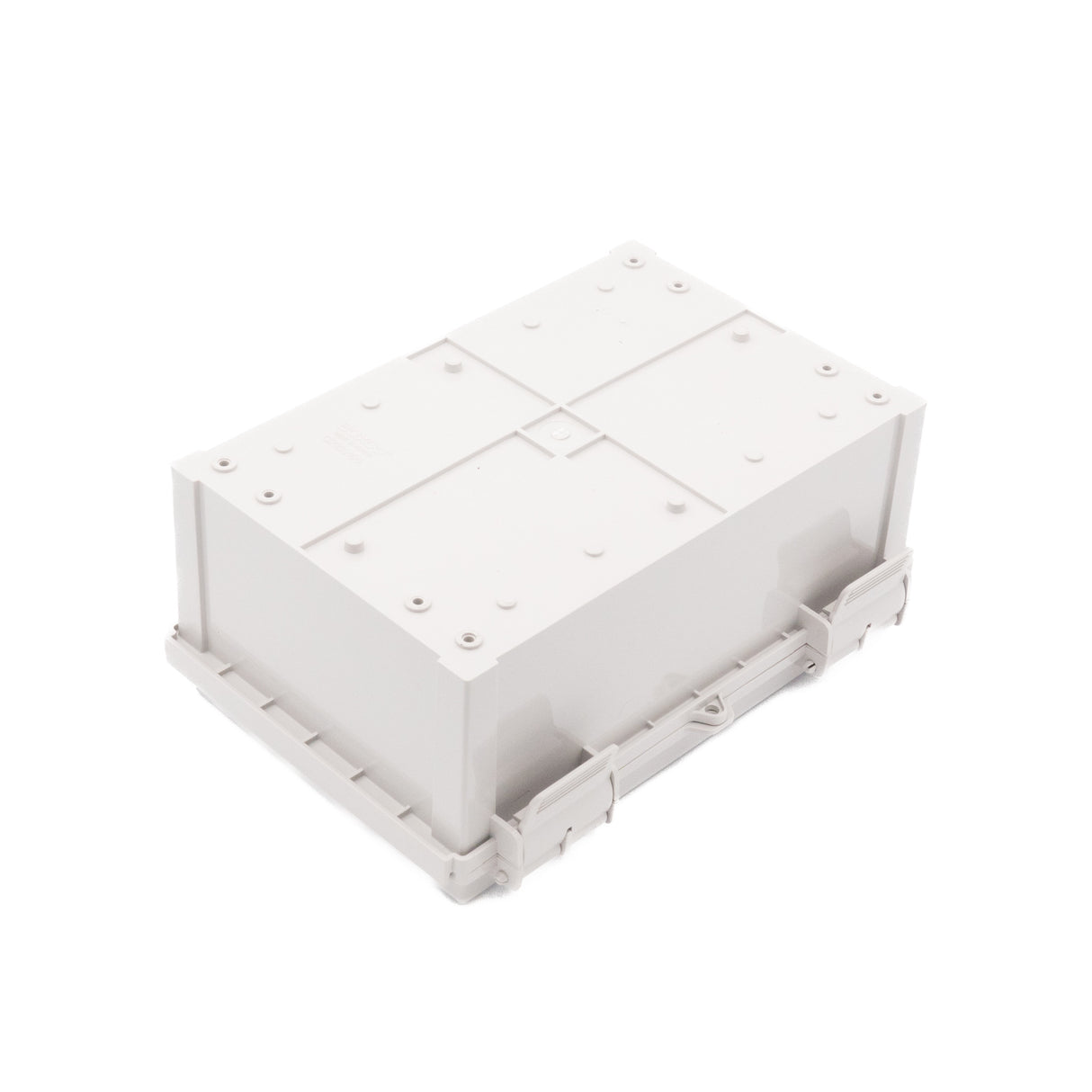 Boxco Q-Series 200×300×130mm Plastic Enclosure, IP67, IK08, PC, Grey Cover, Plastic Hinge and Latch Type - PHOTO 1