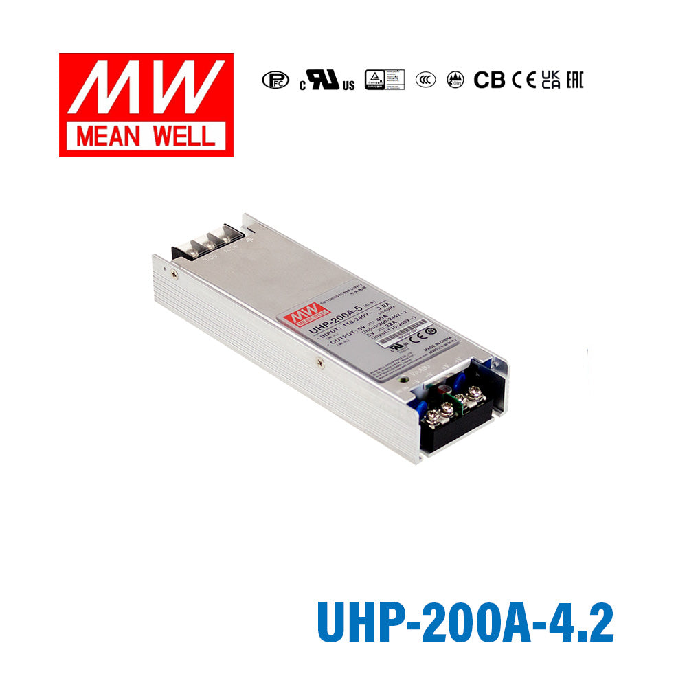 Mean Well UHP-200A-4.2 Power Supply 168W 4.2V 40A