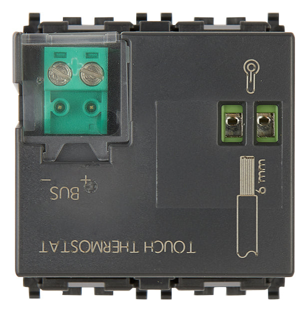 Vimar VM-02951 Domotic Touch-thermostat 2M Black - PHOTO 2