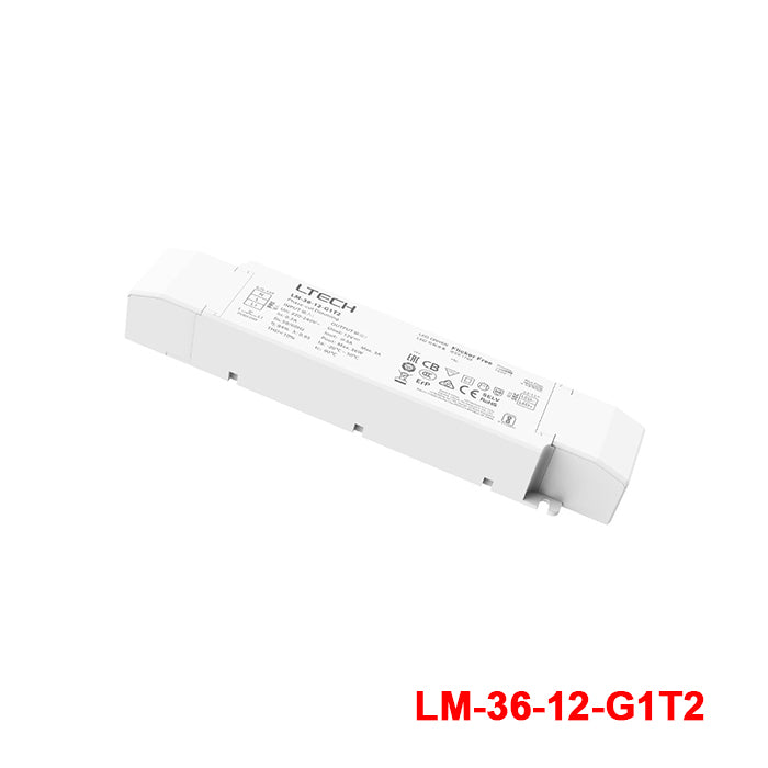 Ltech LM-36-12-G1T2 36W 12V Triac Dimmable Driver 3A