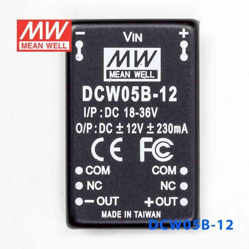 Mean Well DCW05B-12 DC-DC Converter - 5W - 18~36V in ±12V out - PHOTO 2