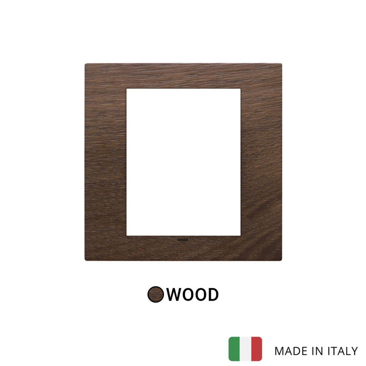 Vimar Eikon Exe Plate 8M Wood American Walnut