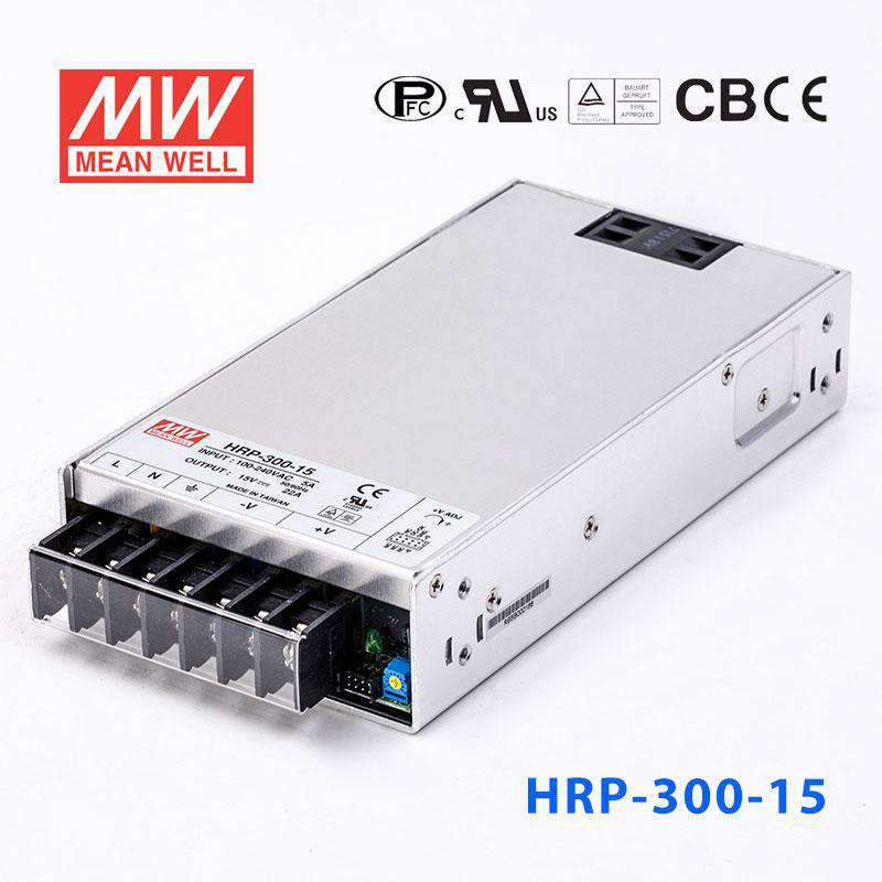 Mean Well HRP-300-15 Power Supply 330W 15V 22A
