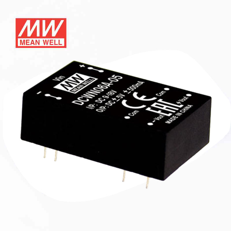 Mean Well DCWN06B-12 DC-DC Converter - 6W 18~36V DC in 12V out 250mA
