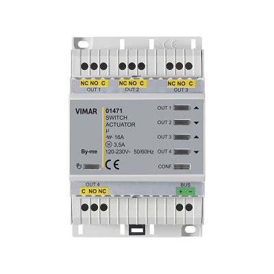 Vimar VM-01471 Multifunct.autom.actuator 4OUT relay