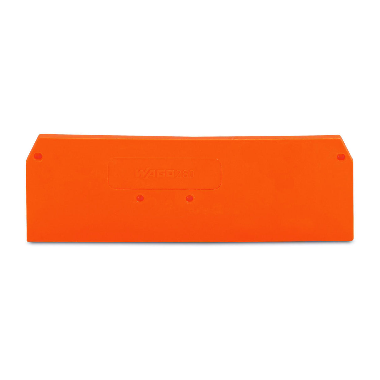Wago 280-315 End and Intermediate Plate 2.5mm Thick Orange