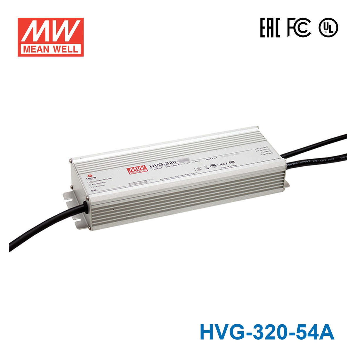Mean Well HVG-320-54A Power Supply 320W 54V - Adjustable